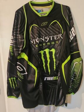 O'Neal Motocross Jersey in Black & Neon Green